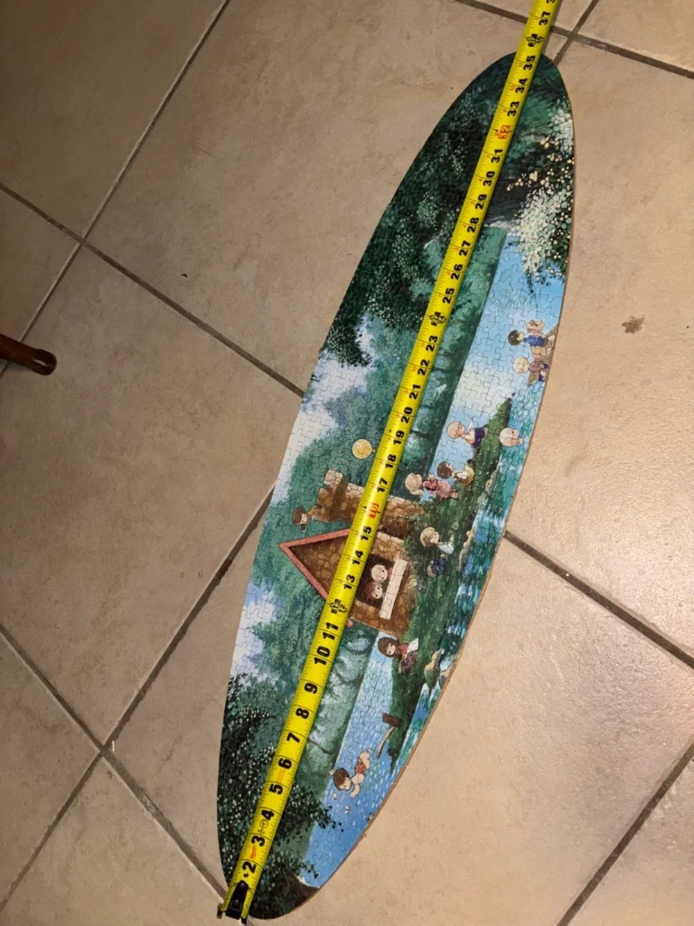 Vintage 1995 Display Puzzle Precious Moments Grandpa's Island Spring Panorama